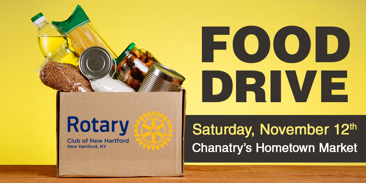 November 12th Food Drive