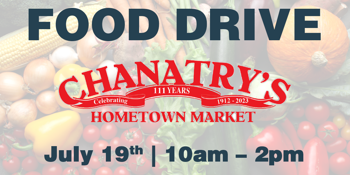 July 19th Food Drive!